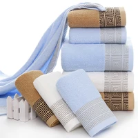 32 strand cotton wide ribbon plaid absorbent large bath towel advertising gift logo custom bath towel