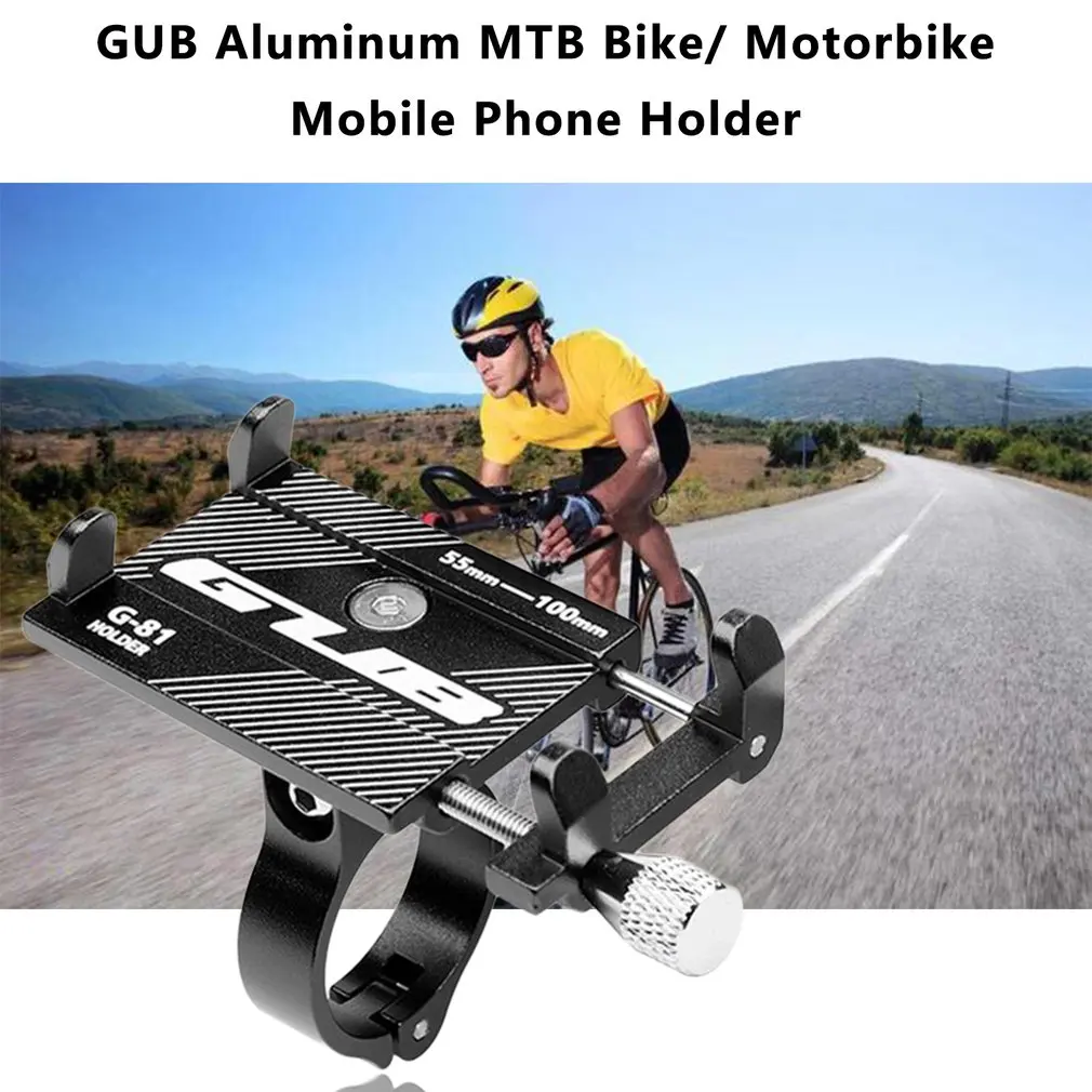 

GUB Aluminum MTB Bike/ Motorbike Mobile Phone Holder