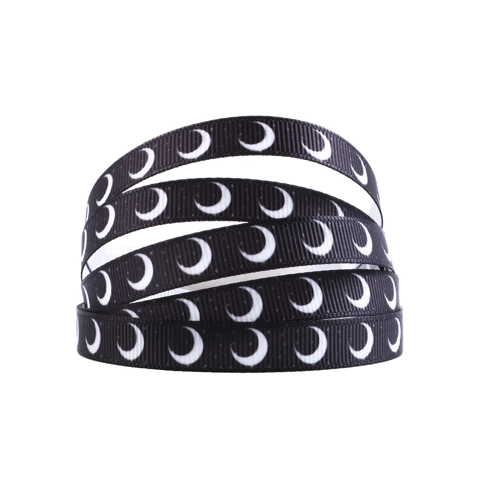 Аксессуары от Давида 3/8 &quot(9 мм) лента в полоску горошек с цветочным принтом