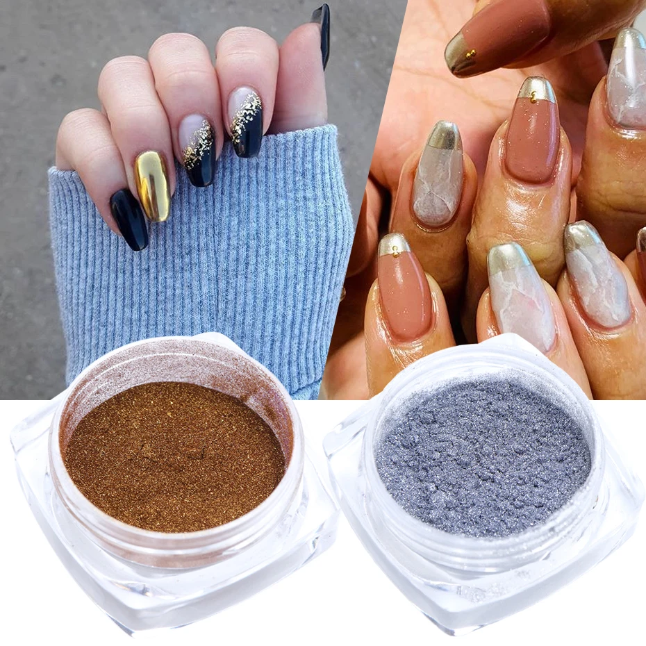 Зеркальный цвет шампанского Блестящий металлический пылезащитный пигмент