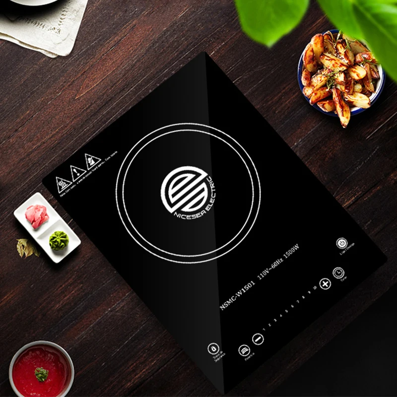 

Плита Индукционная, 1500 Вт, 110 В, водонепроницаемая, 4 см