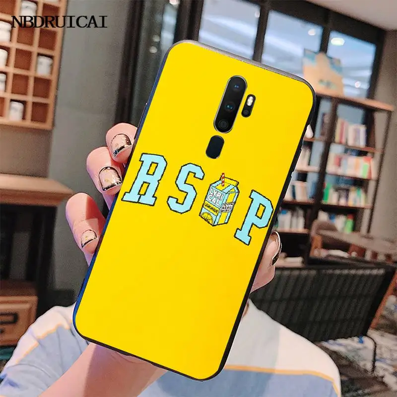 

PENGHUWAN LYRICAL LEMONADE LOGO Black TPU Soft Rubber Phone Cover For Oppo A5 A9 2020 A11x A71 A73S A1K A83 case