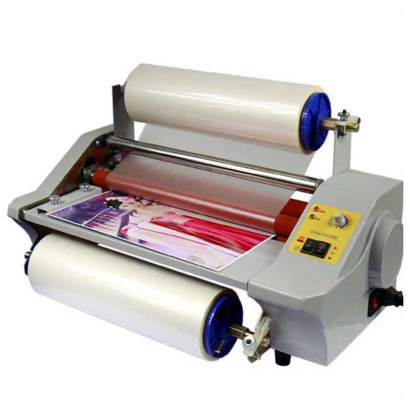 

A3 Paper Laminating Machine,Cold Roll Laminator ,Four Rollers,Worker Card,Office File Laminator FM360 110v/220v 1PC