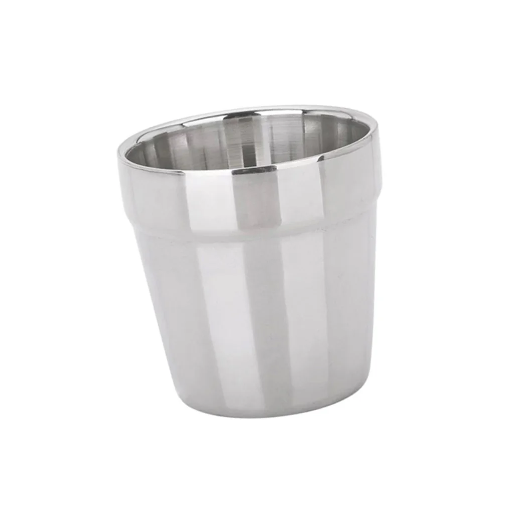 Изоляционная двухслойная кофейная кружка Pint чашка для напитков Office180ML | Дом и сад
