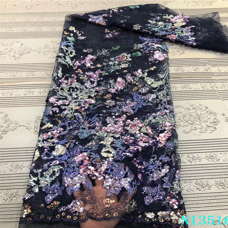 Модная французская кружевная ткань 2020 Высококачественная розово-красная