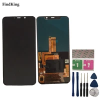 6 21 lcd display for leagoo s10 android 8 1 4g mobile phone lcd display touch screen digitizer panel front glass 3m glue