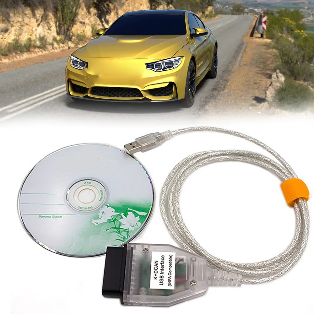 Диагностический сканер INPA K Can DCAN с USB интерфейсом для BMW|Кабели и коннекторы
