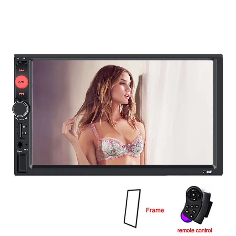 frame and control Автомагнитола 2 din автомагнитола 2din " Сенсорное Зеркало Link MP5 мультимедийный плеер Авто автомобильное радио резервная камера кронштейн - Цвет: frame and control