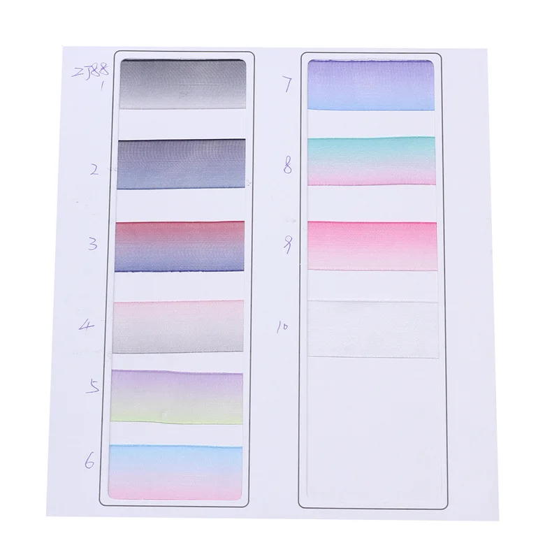 

100yards 16/25/38mm rainbow organza sheer korean ribbon for hair bow accessories shoe cord decorative handcraft supplies