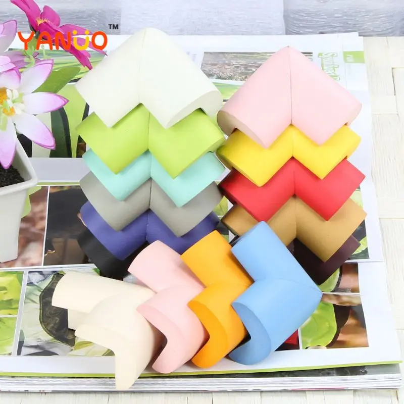 

4 шт. Г-образный безопасный угол столкновения для детей, гладкий утолщенный и расширяющийся угол, детский Угол защиты от столкновений