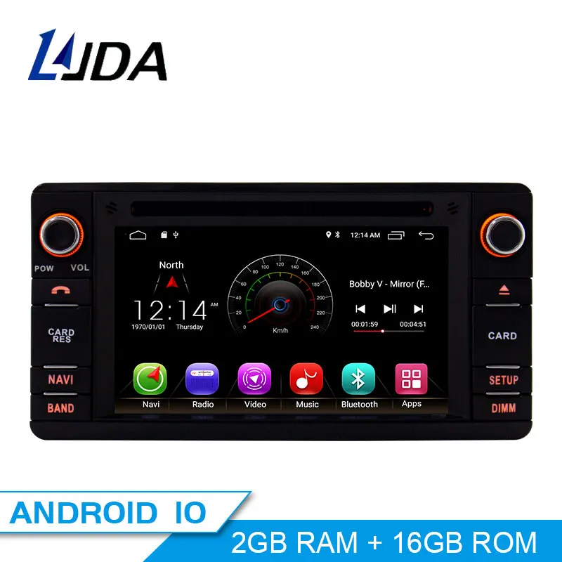 LJDA 2 Din Android 10,0 Автомагнитола для MITSUBISHI OUTLANDER 2013- автомобильный мультимедийный плеер стерео Авто аудио gps Навигация DVD