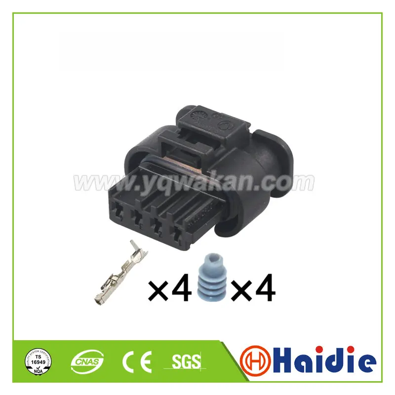 Бесплатная доставка 1 комплект автомобильный 4 контактный разъем waterpfoof female