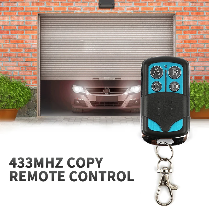 

433MHZ Cloning Duplicator Key Fob Distance Remote Control Universal Clone Duplicator Key Fob Fixed Learning Code Keychain