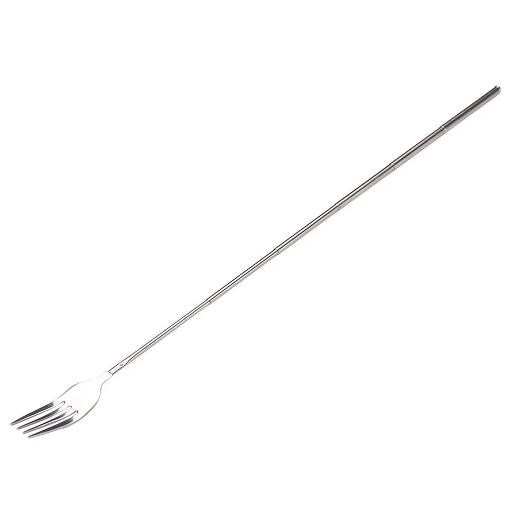 Creative Extendable Fork Stainless Steel Telescopic Kitchen Tool |