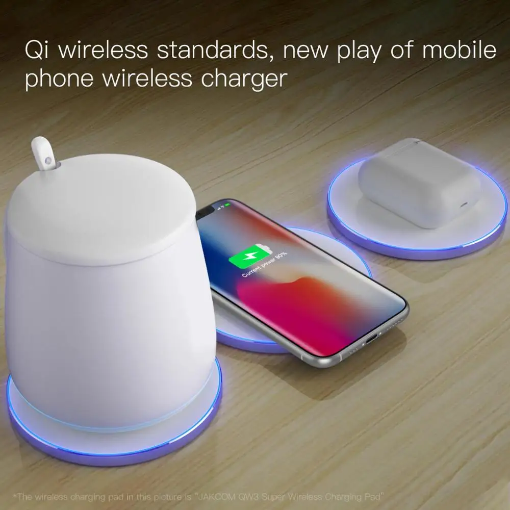 

JAKCOM HC2 Wireless Heating Cup Super value as wireless charger car mechero mi9 mix mug heater usb word portable fan