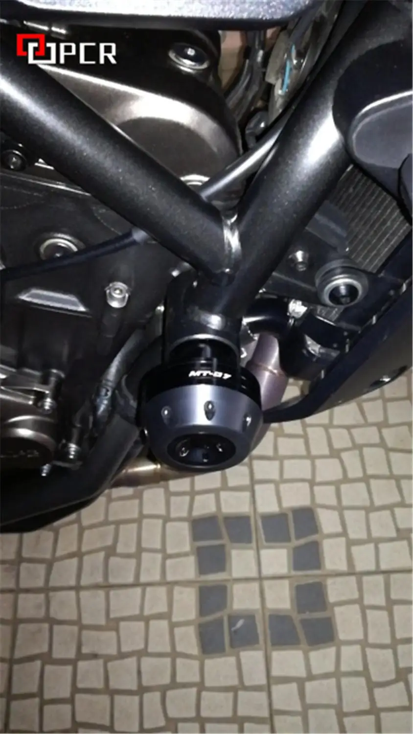 С логотипом трассера защита от падения мотоцикла для Yamaha Tracer 700 700gt MT07 MT 07