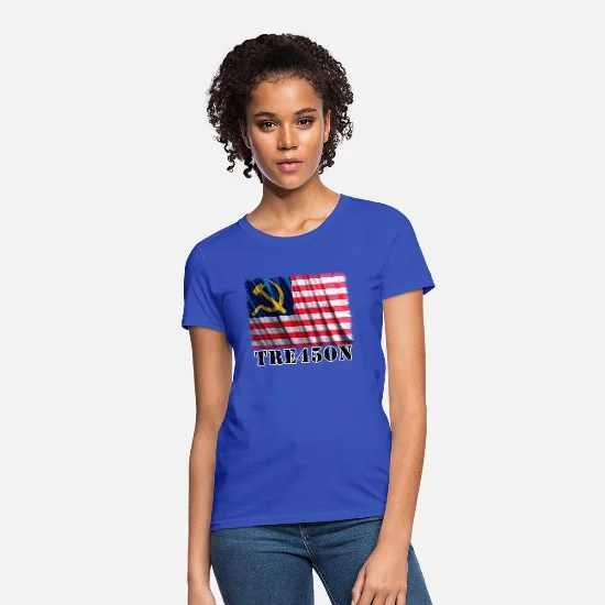 Женская футболка с забавным изображением Путина Трампа|Футболки| |