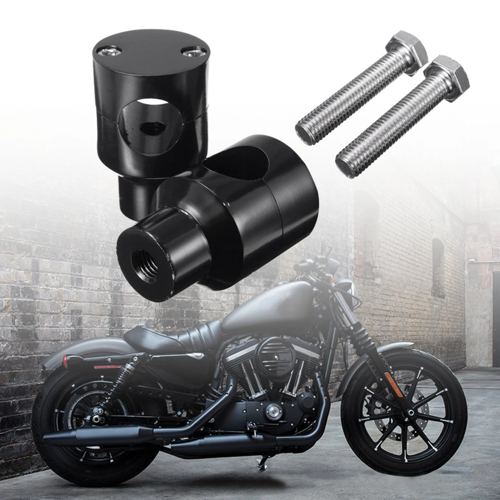 

1 пара прямых стоек на руль для руля Harley Touring Grips