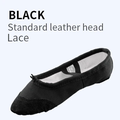Black Leather Toe Детские балетные туфли для мальчиков; Детские Балетные танцевальные Тапочки с раздельной подошвой; Детские Балетки; обувь для тренировок - Цвет: Black Leather Toe