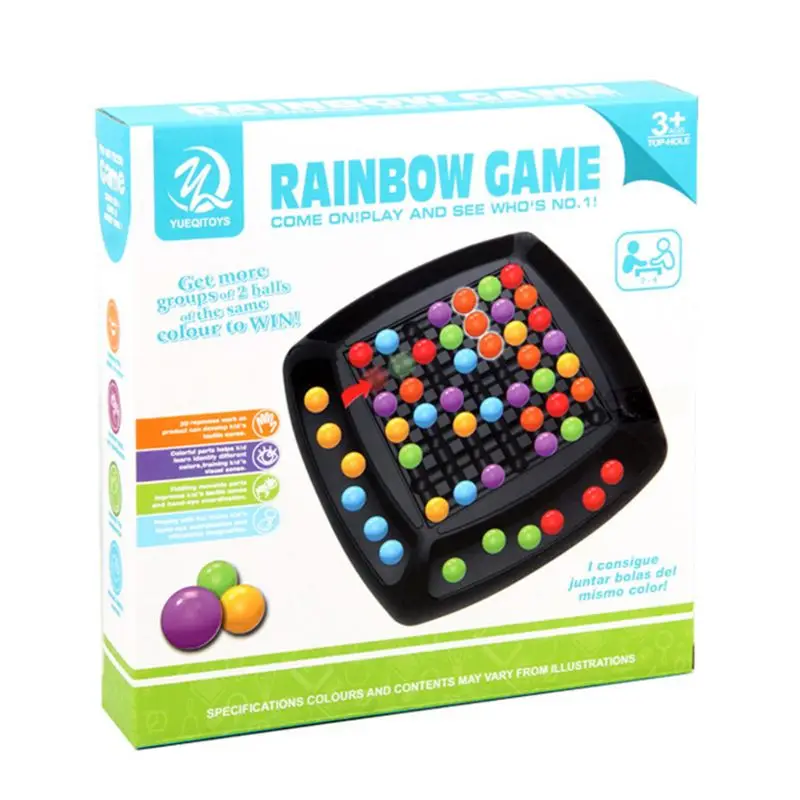 

Children Rainbow Ball Elimination Game Puzzle Parent-child Interactive Games Toy