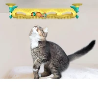 cat funny educational toys orbital ball turntable pet supplies cat grinding face hair wiping cat mint toy cat climbing frame