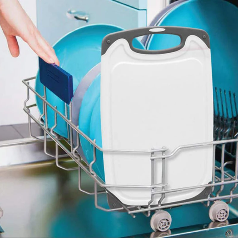

Newly Kitchen Cutting Board Easy-Grip Handles Safe Non-Slip Plastic Chopping Board Set For Kitchen