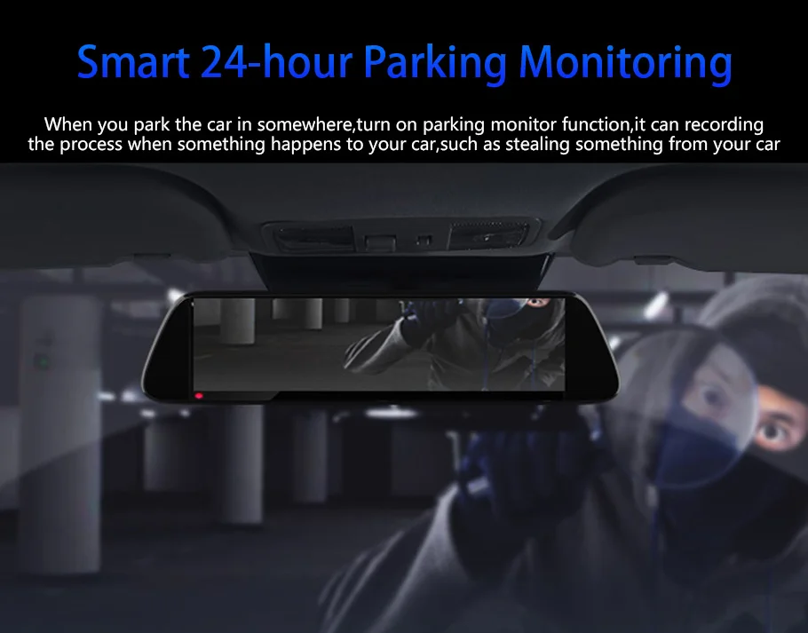 Fansicouk 10 ''Android 4G зеркало заднего вида Автомобильный видеорегистратор FHD 1080P ADAS gps двойной видеорегистратор dvr авто камера регистратор видео рекордер 786