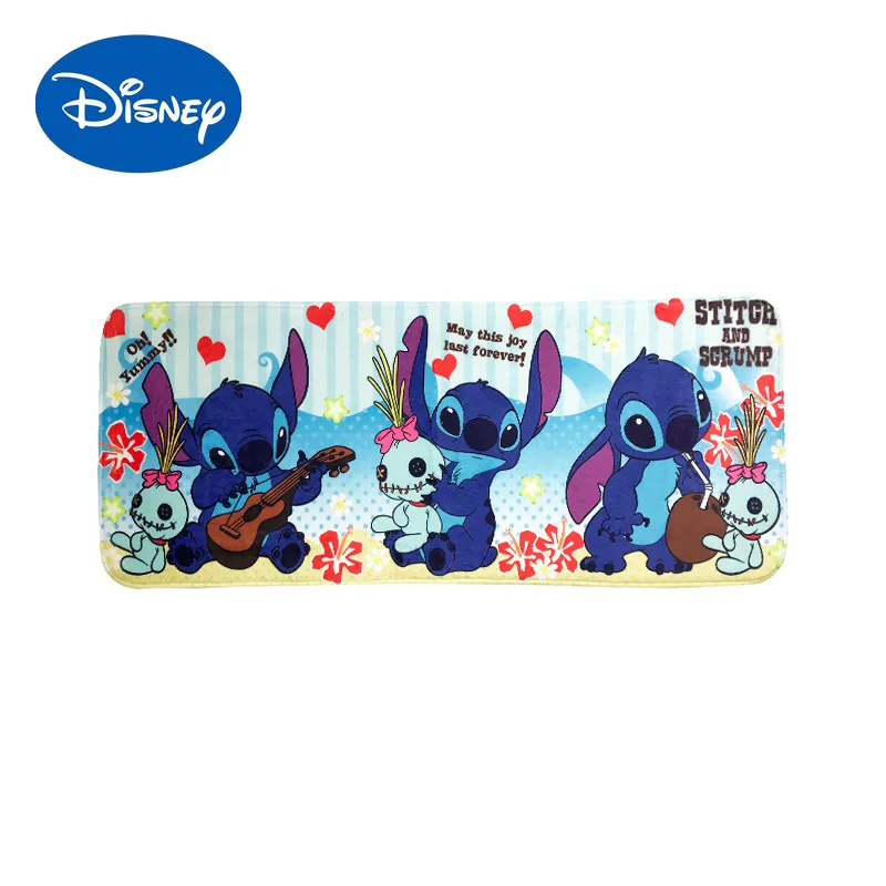 

Disney Stitch Children Gift Mat Strip Bedroom Cartoon Printed Door Mat Household Bathroom Door Carpet