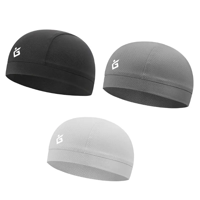 Ледяной шелк Велоспорт Череп Кепка сетка впитывает пот и влагу Спорт на открытом