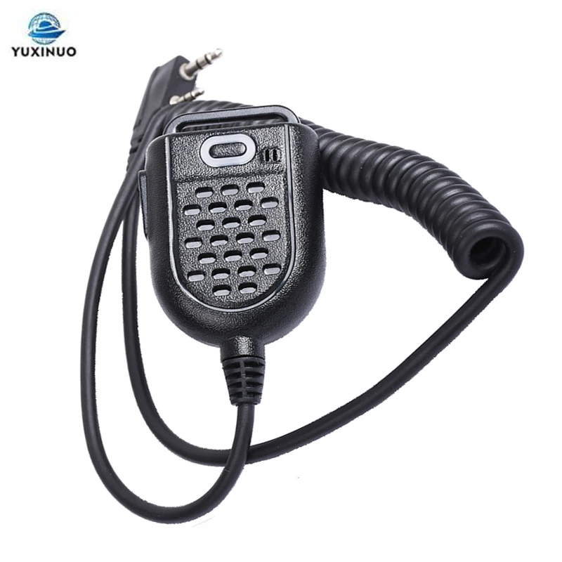 Mini LED Shoulder Handheld Speaker PTT Mic Microphone For Kenwood TYT F8 Baofeng UV-5R Retevis Radio Walkie Talkie Accessories