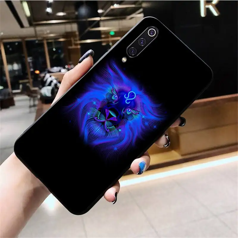 Чехол-накладка для Huawei Nova 6se 7 7pro 7se honor 7A 8A 7C Prime2019 12 знаков зодиака созвездие черный