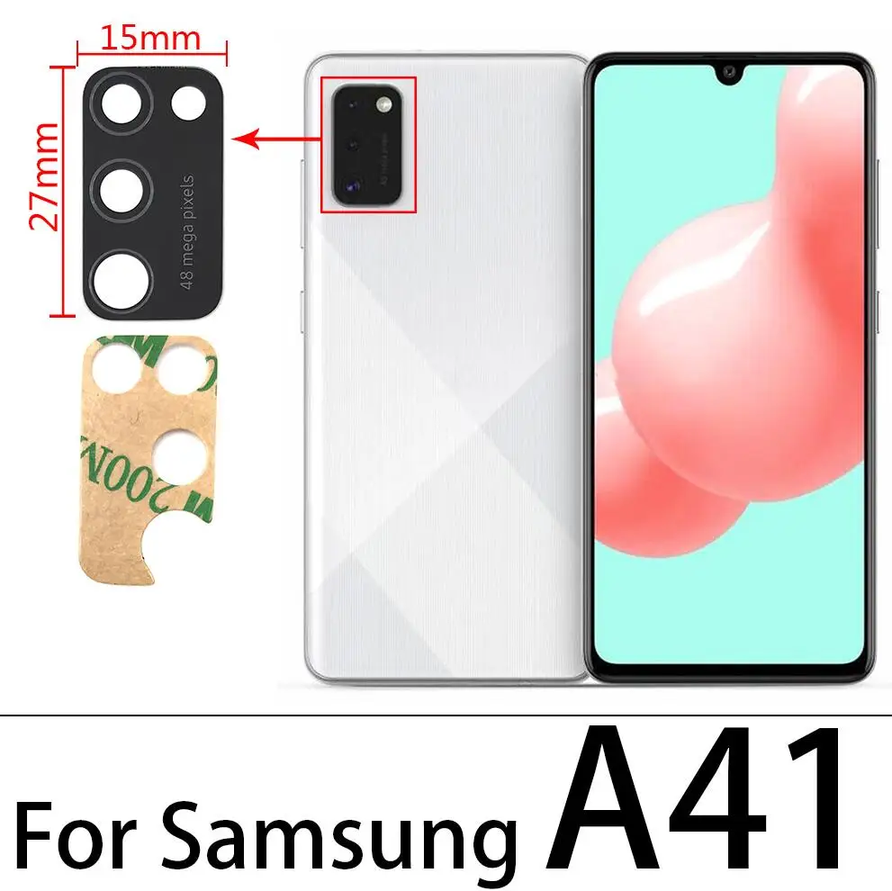 Стеклянные линзы для камеры 2 шт. сменные объективы задней Samsung A01 A11 A21 A21S A31 A41 A51 A71