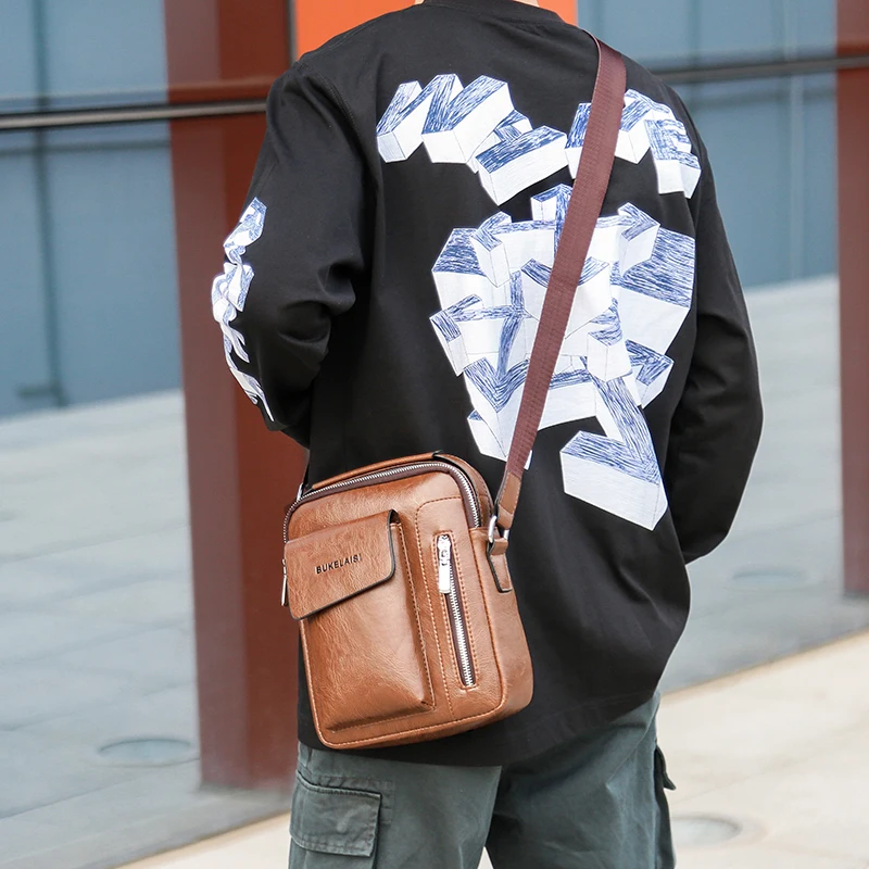 Мужская сумка через плечо мужская сумка-мессенджер хит продаж мужские маленькие