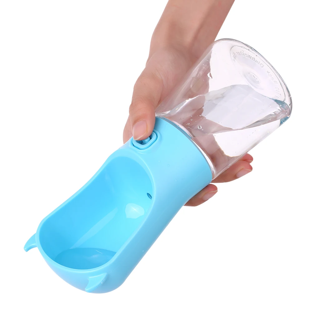 Новинка 350 мл портативная бутылка для воды питомца собаки питатель герметичный