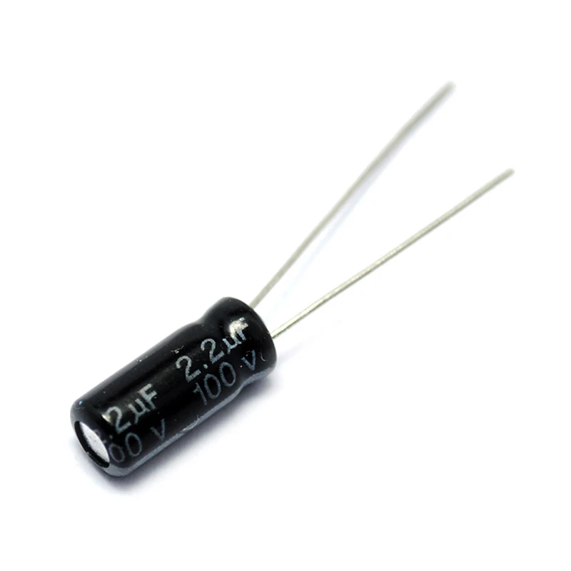 

50PCS/LOT Electrolytic Capacitor 100V/2.2UF 100V 2.2UF 5*11