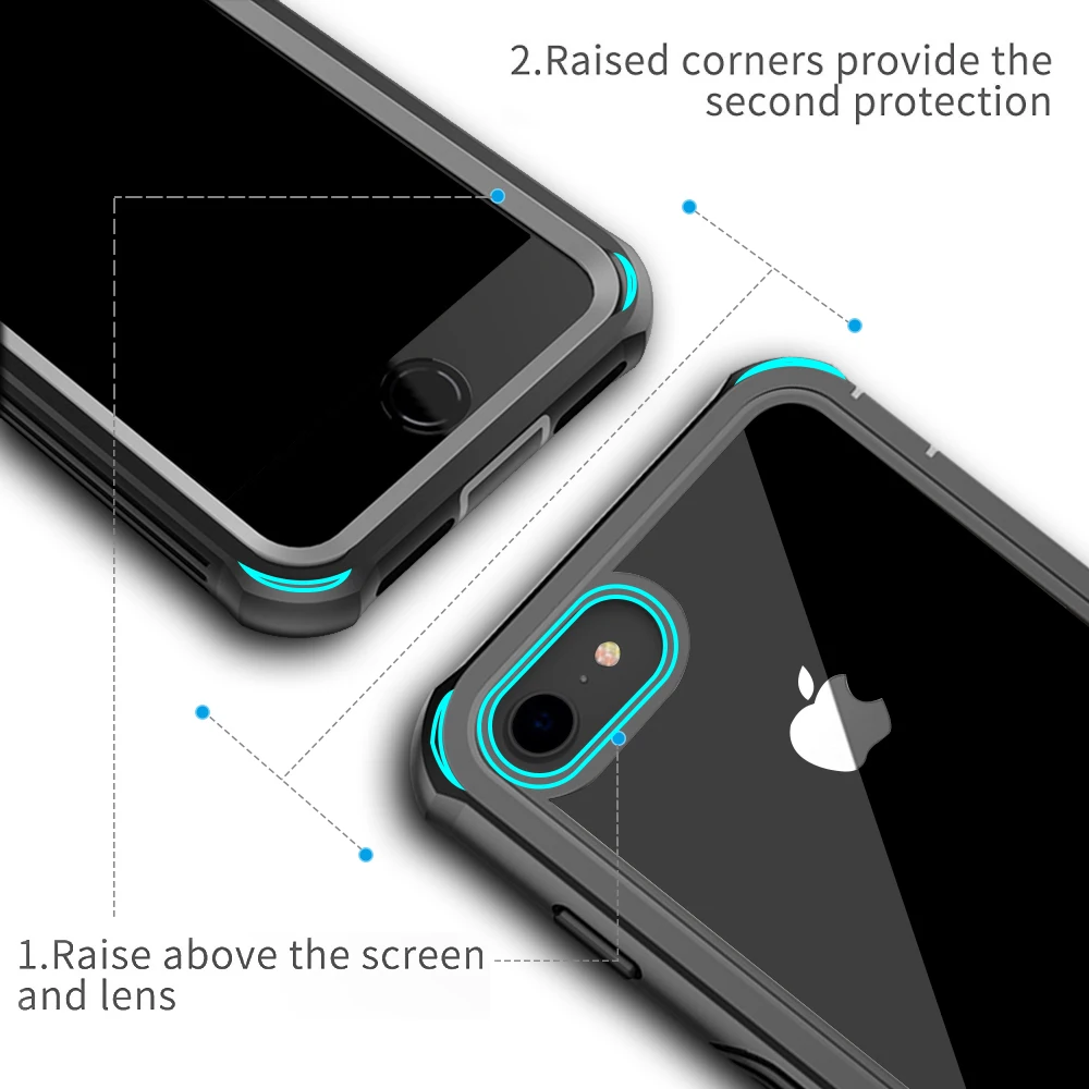 LLZ.COQUE 360 силиконовый чехол для телефона IPhone 11 Pro XS Max Xr X 8 7 6s 6 Plus противоударный ТПУ