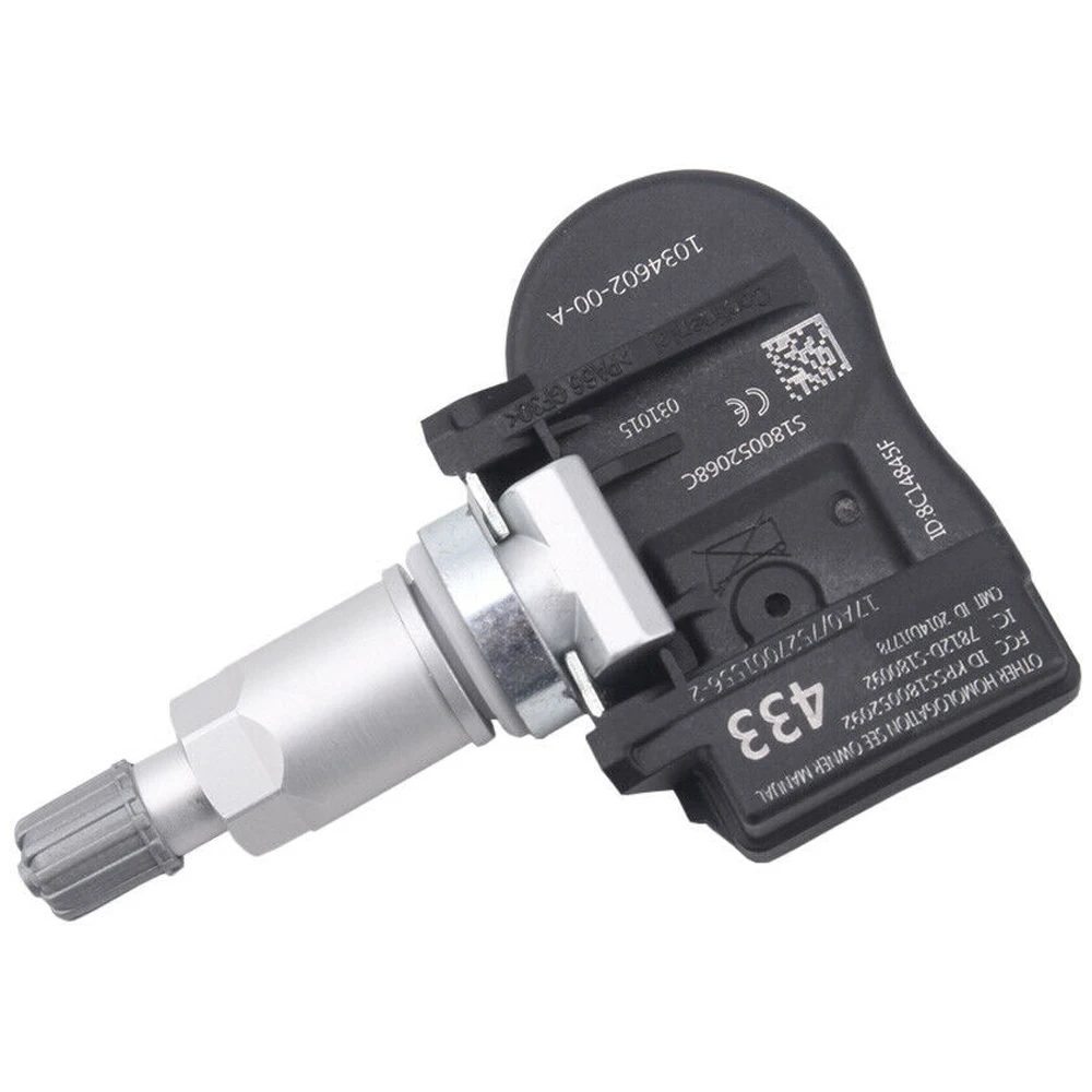 

4pcs TPMS Tire Pressure Sensor 433MHz For Tesla Model S Model X Model 3 2016-201 S180052068 103460200A S180052068C 1034602-00-A