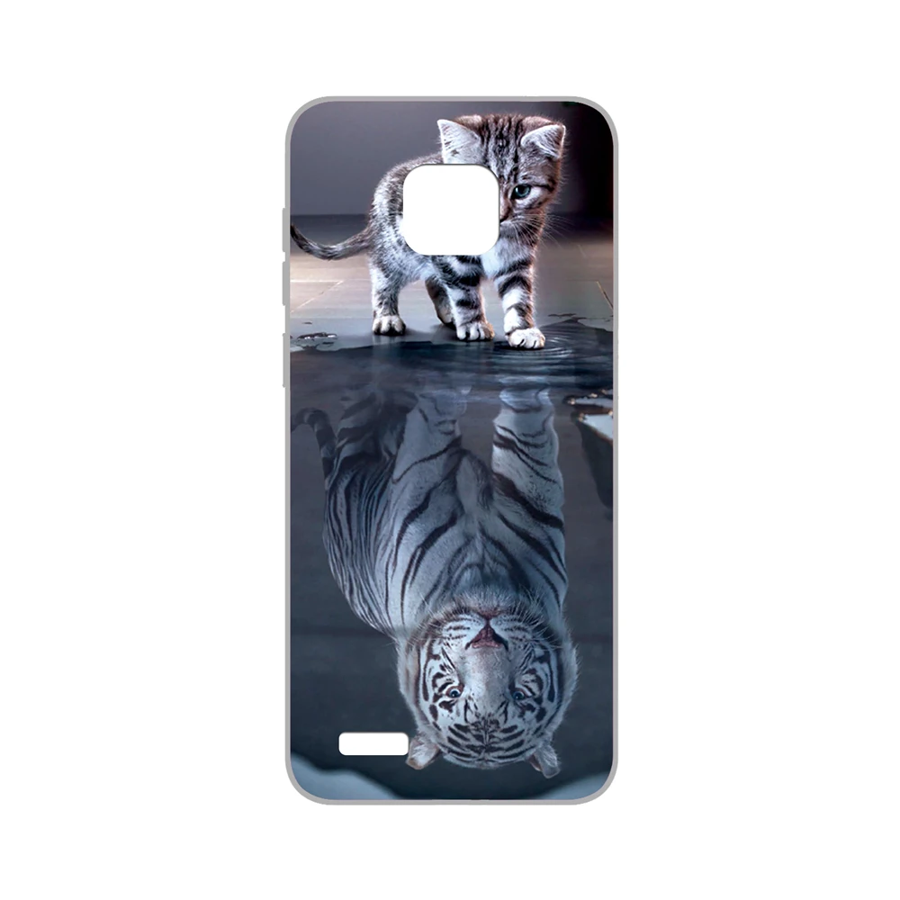 11 GUCOON Silicone Cover for Ulefone Note 7 S11 6.1inch Case Soft TPU Protective Phone Case Cartoon Wolf Flower Cat Bumper Shell - Цвет: 11