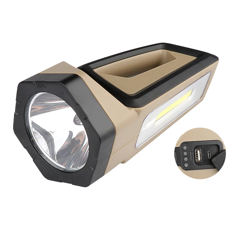 Мощный светильник портативная лампа с USB зарядкой внешнее аварийное зарядное