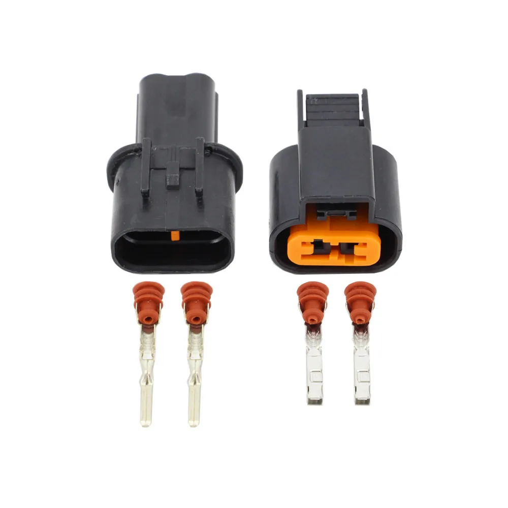 2 контакта, Автомобильный датчик, технические разъемы, Электрический проводной разъем, штепсельная вилка штекер для датчика кислорода/21