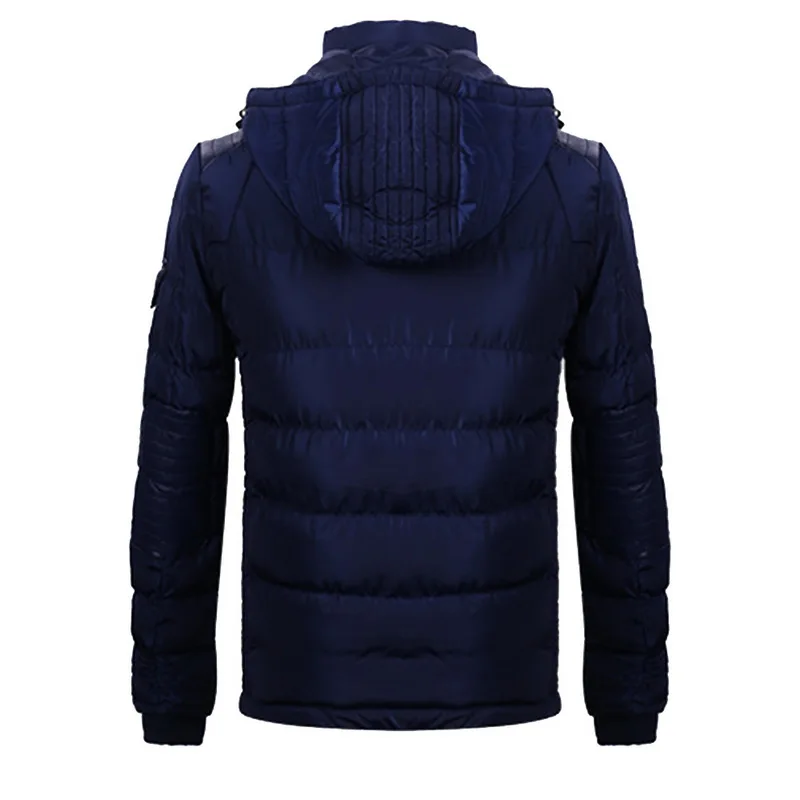 Мужская зимняя длинная парка пальто мужские осенние куртки в стиле пэчворк с