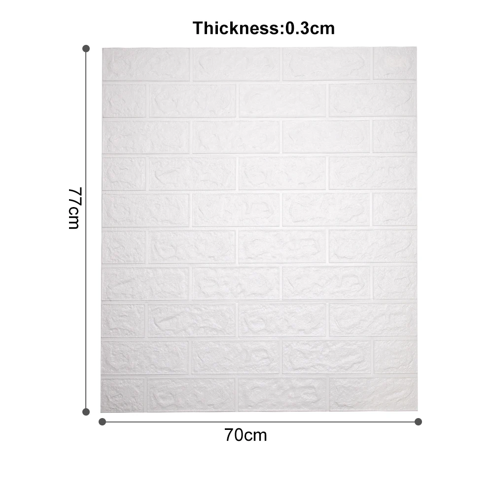 Самоклеящиеся обои настенная 3D панель с имитацией кирпича наклейки для гостиной