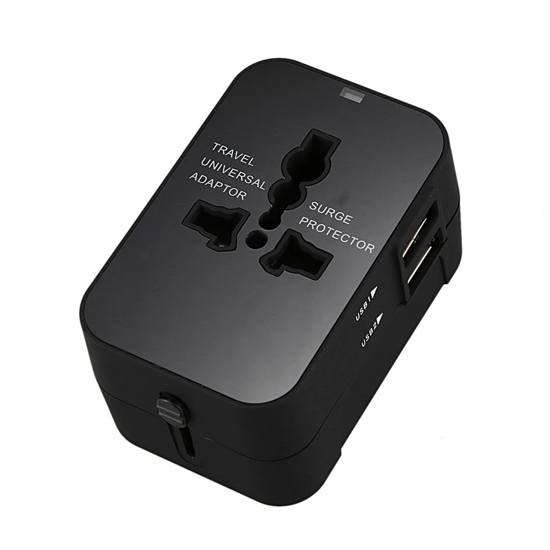 Зарядное устройство Все в одном с 2 1 А USB-разъемами для Великобритании ЕС