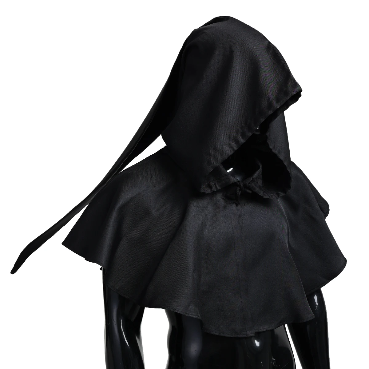 Женский костюм с капюшоном короткая накидка хвост крест однотонный аксессуар