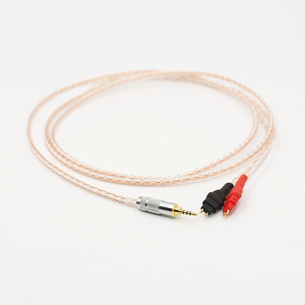 2 5 мм TRRS сбалансированный кабель для HD650 HD600 HD660s серебристый и медный витой