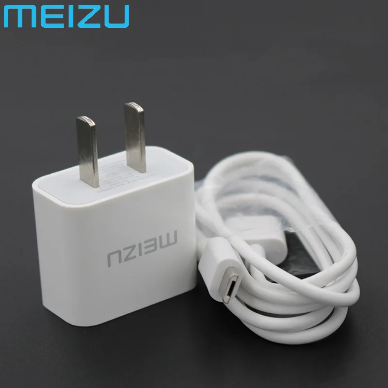 Оригинальный Meizu 15 Lite зарядное устройство 5V2A EU US зарядный адаптер 100 см micro usb