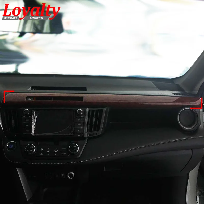 Лояльность для Toyota RAV4 2016 2017 интерьерная Центральная пульта управления грецкий