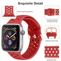 for apple watch strap 38mm 42mm iwatch silicone strap 44mm 40mm sports bracelet womens belt apple watch band 654321 accessories