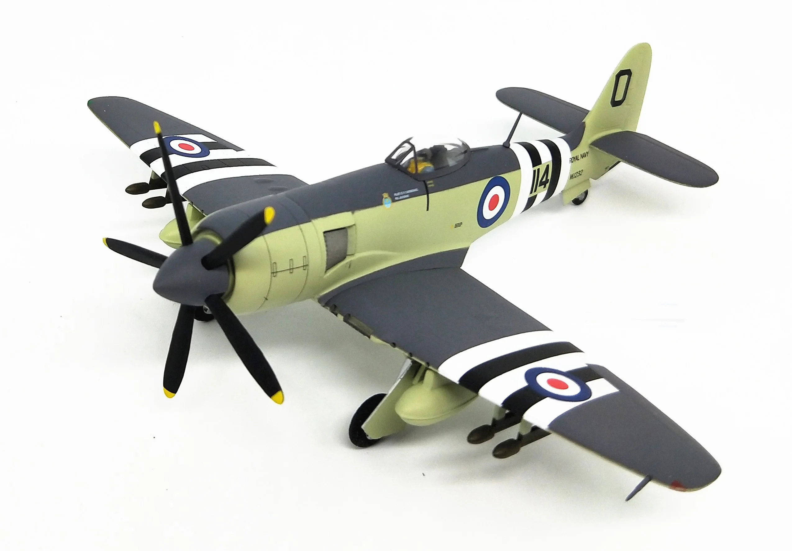 Fine 1: 72 мировая война II британский истребитель самолет Готовая модель самолета из