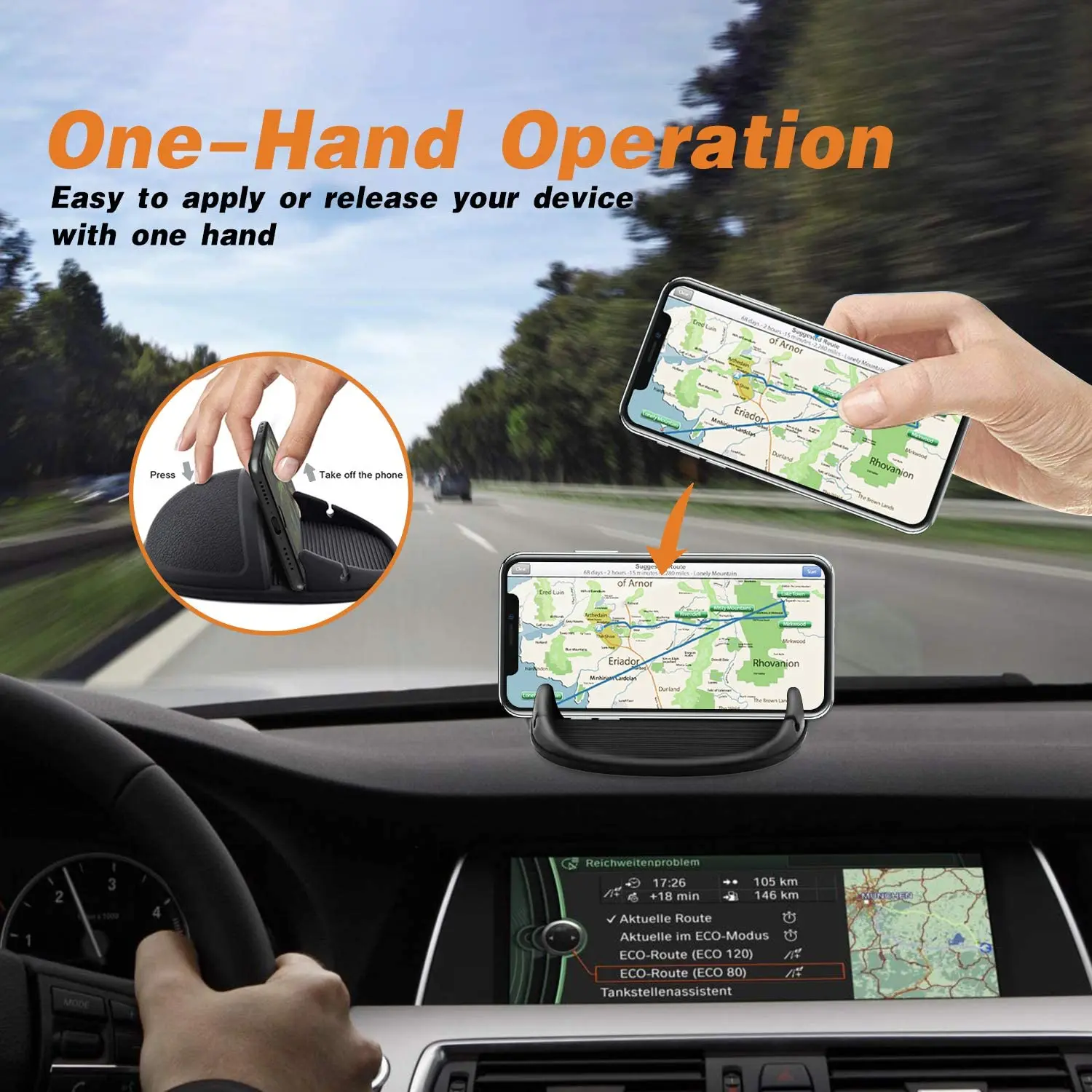 car phone holder car phone mount silicone car pad mat for dashboards slip free desk phone stand compatible with iphone free global shipping